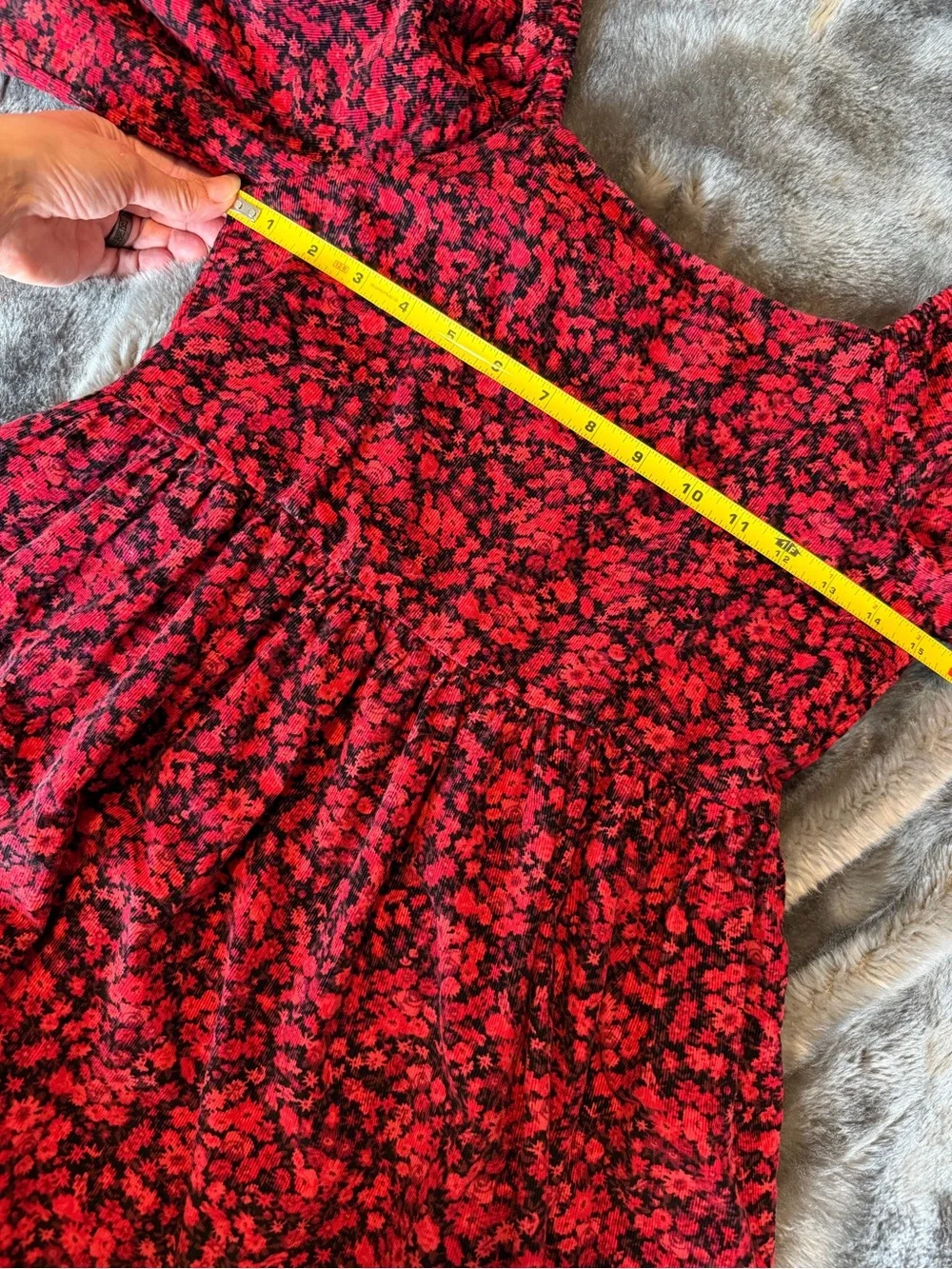 GAP Kids girls floral corduroy dress